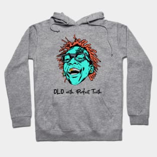 Cool laugh out loud dude with perfect teeth illustration Hoodie